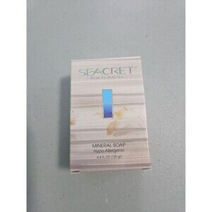 Seacret Hypo-Allergenic Mineral Soap Bar - 4.4 FL OZ, 125gr - Brand New